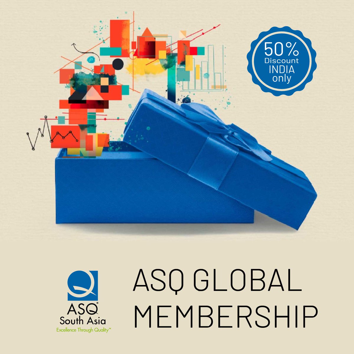ASQIndia's tweet photo. 🎉 BIG NEWS for Quality Pros in 🇮🇳

 50% OFF ASQ Membership — exclusively for India!
Grow your career, join a global network &amp; access powerful quality tools

 Apply: https://t.co/FLy2R0JyNV

#ASQIndia #QualityMatters #SixSigma #LeanThinking #IndiaOnly #ASQMembership #CareerBoost https://t.co/SgPHNwSFdS