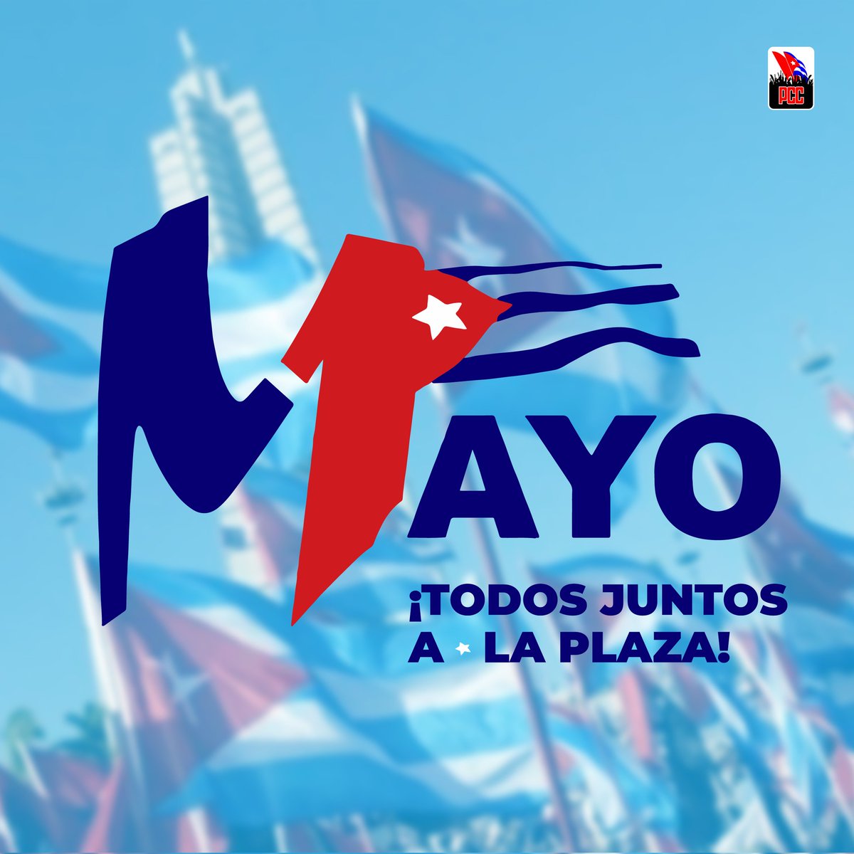 #1DeMayo en #Cuba es motivo de celebración. Los trabajadores cubanos han de reinventarse día a día para sortear los efectos del criminal bloqueo que mantiene #EEUU por más de 60 años, pero nadie se engañe, será un día para demostrar fuerzas y nuestra  principal arma: la unidad.