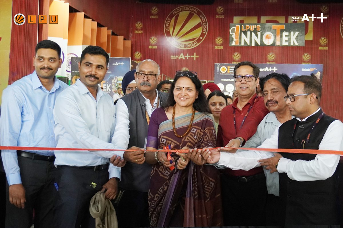 dsw_lpu's tweet image. 🚀 Innotek 2025 kicks off at LPU with a power-packed opening ceremony!

Inaugurated by Pro-Chancellor Col. Dr. Rashmi Mittal, the event celebrates innovation, creativity &amp;amp; future-ready minds. 🌟

#Innotek2025 #LPUInnovation #EduRevolution #FutureCreators #LPUEvents
