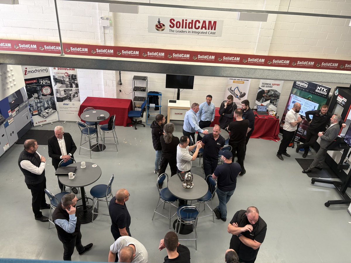 SolidCAMUK (@solidcamuk) on Twitter photo A great start to the <a href="/TungaloyUK/">Tungaloy UK</a> Technical Day at the <a href="/SolidCAMUK/">SolidCAMUK</a> Technology Centre! Ourย ๐ฆ๐๐ฎ๐ฟ ๐ฆ๐-๐ฎ๐ฒ ๐ง๐๐ฝ๐ฒ ๐ย &ย ๐ ๐ฎ๐๐ฎ๐ธ ๐๐ฉ๐ฑ-๐ฑ๐ฌ๐ฌ are in full swing, with live demos showing the power of SolidCAM & state-of-the-art tooling from Tungaloy-NTK UK.
#cncmachining A great start to the <a href="/TungaloyUK/">Tungaloy UK</a> Technical Day at the <a href="/SolidCAMUK/">SolidCAMUK</a> Technology Centre! Ourย ๐ฆ๐๐ฎ๐ฟ ๐ฆ๐-๐ฎ๐ฒ ๐ง๐๐ฝ๐ฒ ๐ย &ย ๐ ๐ฎ๐๐ฎ๐ธ ๐๐ฉ๐ฑ-๐ฑ๐ฌ๐ฌ are in full swing, with live demos showing the power of SolidCAM & state-of-the-art tooling from Tungaloy-NTK UK.
#cncmachining
