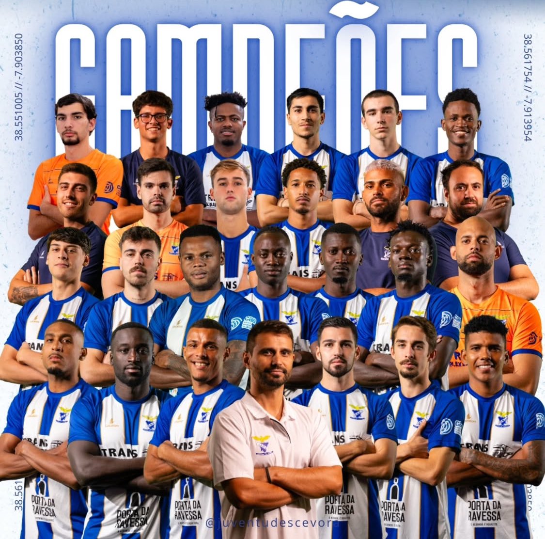 Juventude de Évora é campeão da Divisão de Elite de Évora e sobe ao Campeonato de Portugal.