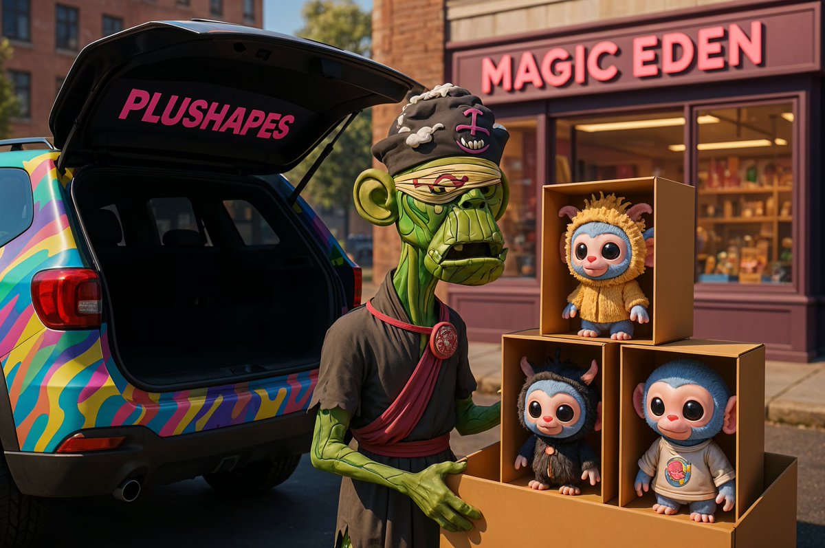 STAY PLUSH and have a Great Day ☀️🐒

<a href="/kubo6226/">kubo6226🍌</a> is carefully transporting his PlushApes from the store to a safe place 📦📦📦