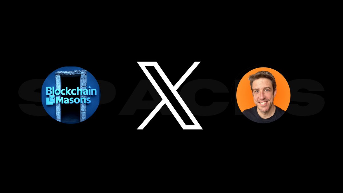 Blockchain Masons hosts Joe Bryan (<a href="/satmojoe/">Joe ₿ryan</a>), Friday May 2nd @ 16:00 (GMT+1)
 
x.com/i/spaces/1nAKE…