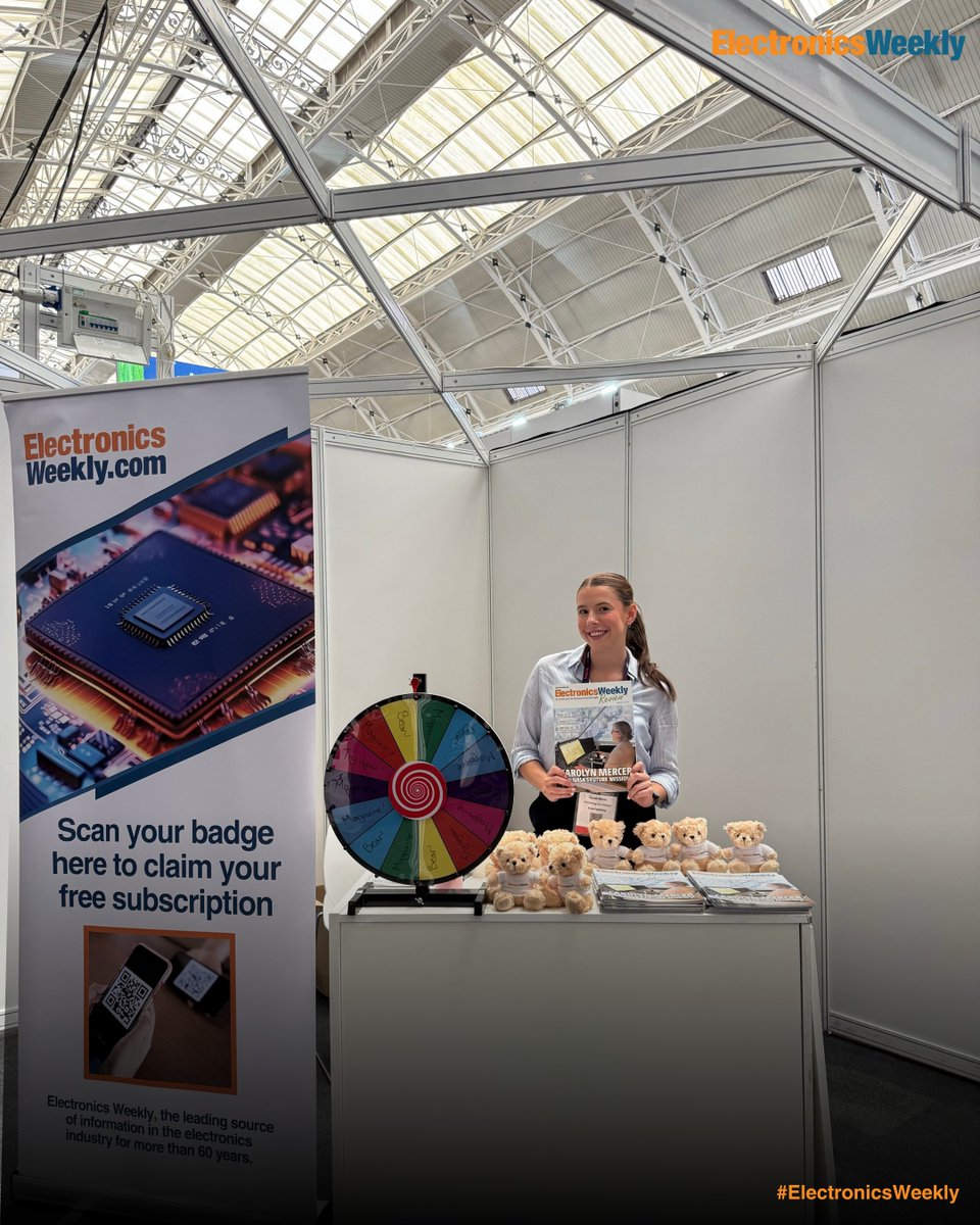 ElectronicsNews's tweet image. Last week, Electronics Weekly attended Hardware Pioneers trade show in London ✨

Thanks to everyone who dropped by our stand and congratulations to those lucky enough to win Chip the Bear 🐻!

#ElectronicsWeekly #HardwarePioneers #ElectronicsIndustry #ChipTheBear