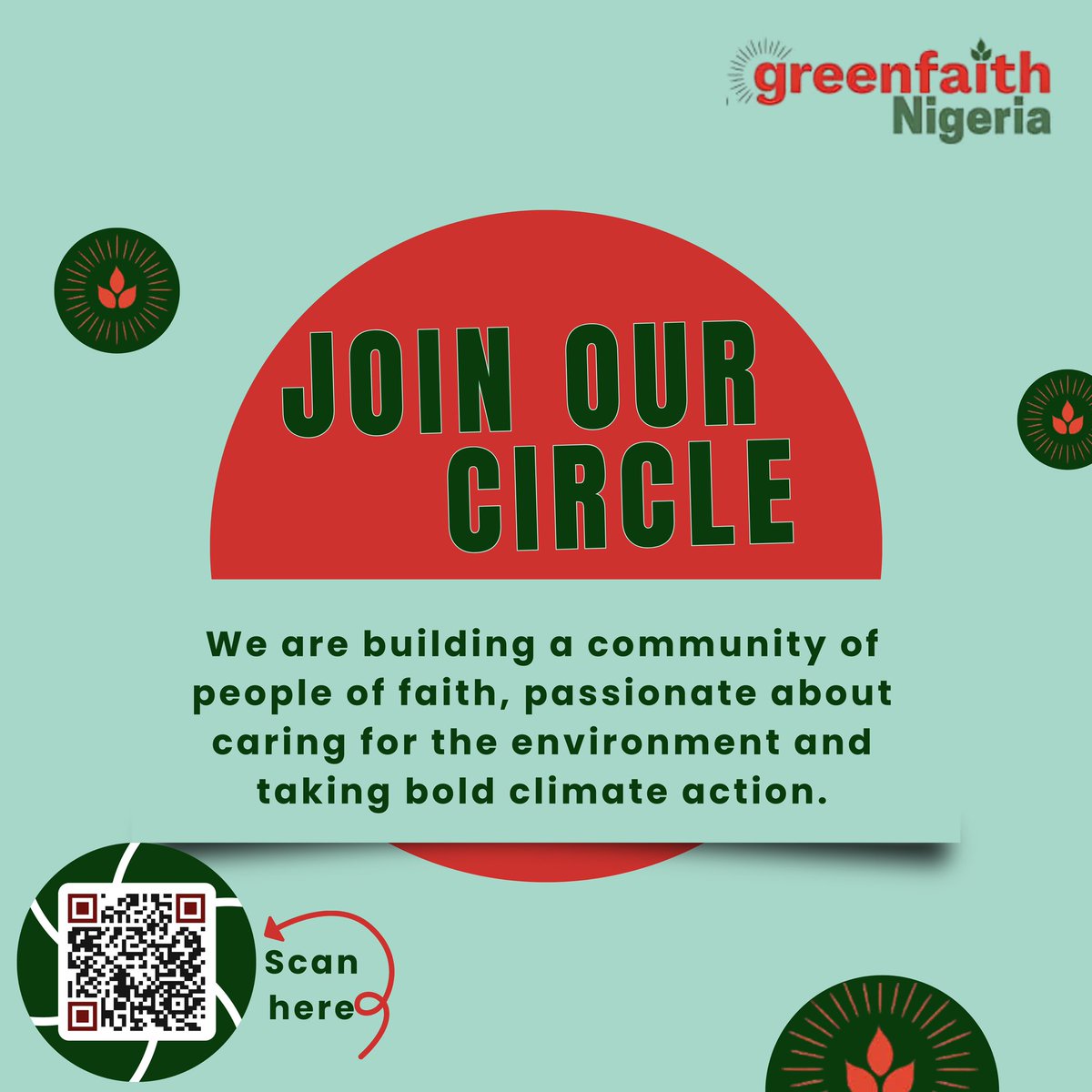 Are you interested in protecting our environment and driven by your faith to take action?
Join our circle, a community of people of all faiths, united by a shared commitment for sustainability. 
Click the link or scan the QR code to join us now;
forms.gle/XLQMbxUArrV4wE…