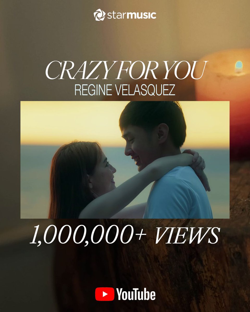 Mga che, thank you so much for the 1,000,000+ views! 🥹🐚

Keep streaming the Asia's Songbird Regine Velasquez-Alcasid's "Crazy For You" music video on YouTube!

Reveal namin soon kung gaano kakulit yung MV leads natin sa cake nila 👀 Follow us for more updates!

JMFyang for
