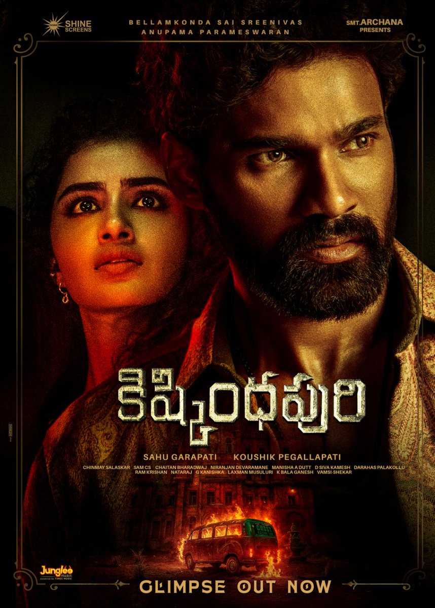 Shine Screens (@shine_screens) on Twitter photo A place that’s not on any map, not in any book. But here, in the shadows, it awaits your entry 🥶
Welcome to KISHKINDHAPURI 🔥
#KishkindhapuriFirstGlimpse out now
🔗youtu.be/QqRT2YP10Fo
#Kishkindhapuri #BSS
<a href="/BSaiSreenivas/">Bellamkonda Sreenivas</a> <a href="/anupamahere/">Anupama Parameswaran</a> <a href="/Koushik_psk/">Koushik Pegallapati</a> <a href="/sahugarapati7/">Sahu Garapati</a> A place that’s not on any map, not in any book. But here, in the shadows, it awaits your entry 🥶
Welcome to KISHKINDHAPURI 🔥
#KishkindhapuriFirstGlimpse out now
🔗youtu.be/QqRT2YP10Fo
#Kishkindhapuri #BSS
<a href="/BSaiSreenivas/">Bellamkonda Sreenivas</a> <a href="/anupamahere/">Anupama Parameswaran</a> <a href="/Koushik_psk/">Koushik Pegallapati</a> <a href="/sahugarapati7/">Sahu Garapati</a>