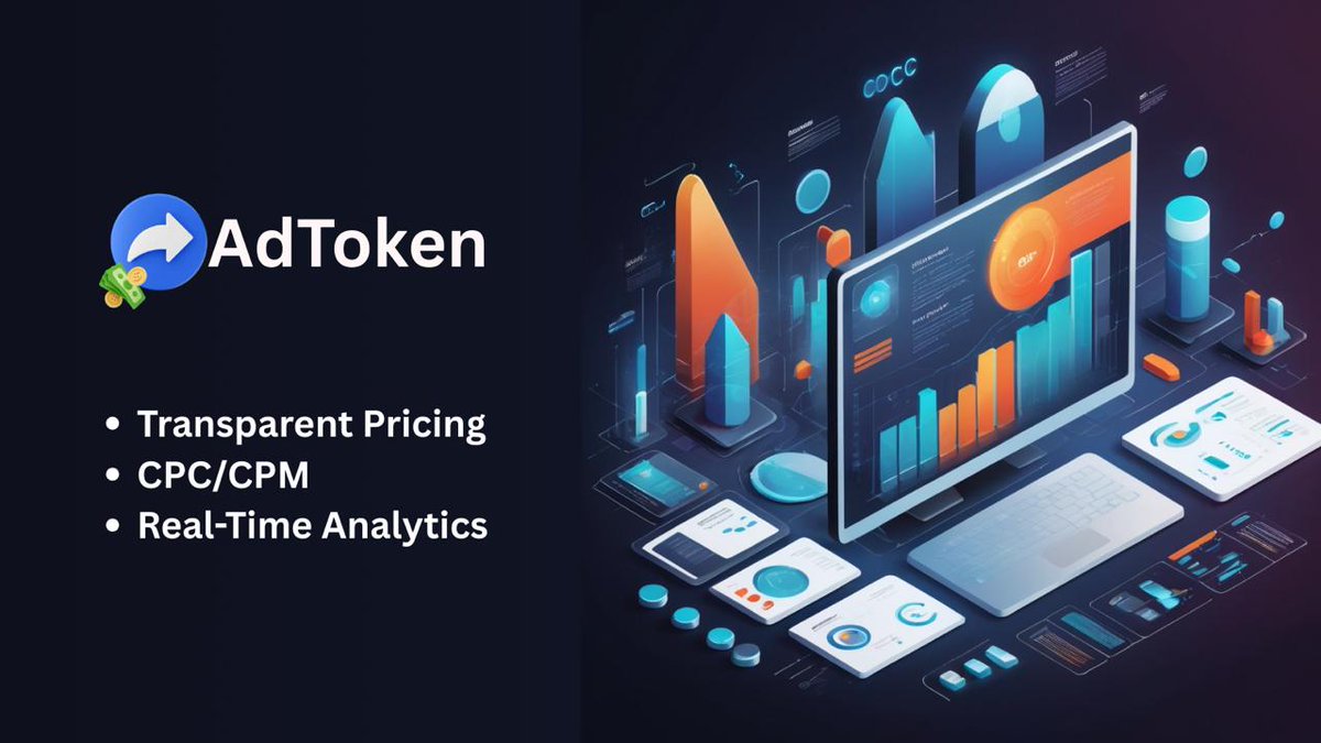 🚨 Advertisers: It’s time to stop wasting ad budgets.

With AdToken:
✅ Transparent pricing (flat 10%)
✅ Launch CPC/CPM campaigns in minutes
✅ Real-time dashboards — zero hidden fees

Your ads. Your control. On-chain.