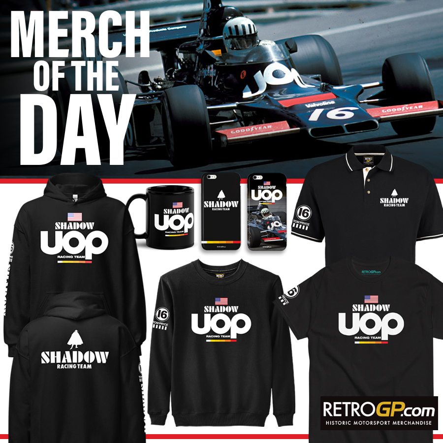 TeamHesketh's tweet photo. 🏁 OUR TEAM OF THE DAY
A mysterious owner, alluring black cars punching above their weight, a team touched by tragedy & victory #ShadowRacing will always be remembered.
https://t.co/0tLuE4s0fJ
#ShadowF1 #TomPryce #AlanJones #PeterRevson #UOPShadow #JeanPierreJarier https://t.co/Ezx5A1USND