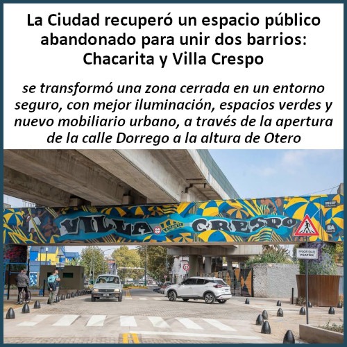 palermomio's tweet image. Chacarita y Villa Crespo ahora están unidos por la calle Dorrego

La intervención complementa el funcionamiento del túnel Dorrego sin interferir con su uso como corredor vehicular principal. #villacrespo #chacarita #dorrego #otero #tuneldorrego 

palermomio.com.ar/chacarita-y-vi…