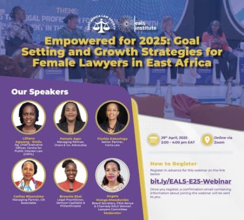 What does the future of law look like when women lead?
Join the EALS Women Lawyers Committee for a dynamic virtual session to inspire, empower &amp; equip women in law for 2025 and beyond. Today from 2pm-4pm.
#WomenInLaw #EALS #LegalLeadership #2025Goals #DigitalJustice