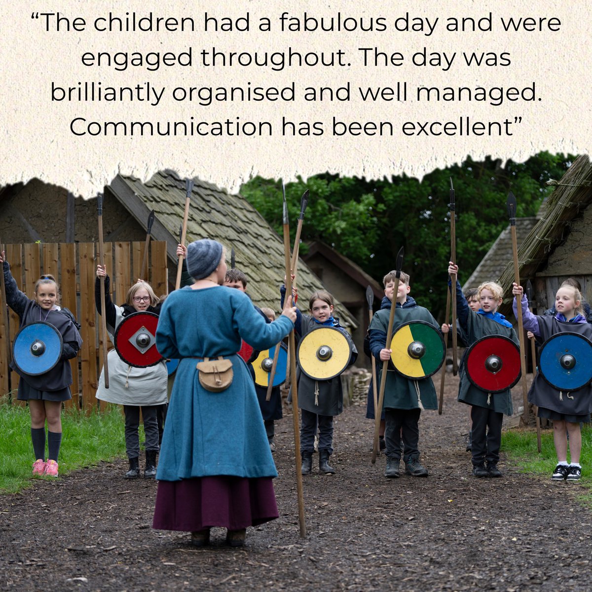 ANGLO-SAXON EDUCATION DAY! 🛡️

More brilliant feedback from our education days! Why not get your school booked on? 🤩

murtonpark.co.uk/schools/anglo-…

#murtonpark #education #schooltrip #ks2 #fundayout #saxon #history