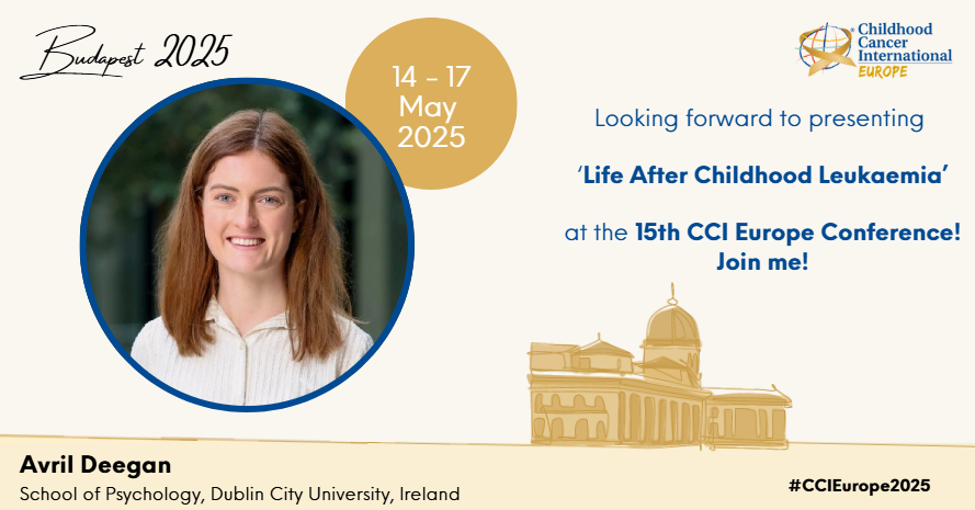 Avril Deegan (@avril_deegan) on Twitter photo Looking forward to presenting my research on 'Life After Childhood Leukaemia' at <a href="/cci_europe/">CCI Europe 🎗️</a> conference in Budapest next month!
Special thanks to <a href="/ChildhoodCanIre/">Childhood Cancer Ireland</a>, <a href="/SimonDunne14/">Simon Dunne</a>, <a href="/VLambertDCU/">Prof Veronica Lambert</a>, <a href="/Owensmith62Owen/">Owen Smith</a>, <a href="/LastraChiara/">Dr Chiara Besani</a>, <a href="/BreakthroCancer/">Breakthrough Cancer Research</a>, <a href="/IrishResearch/">We are now Research Ireland</a>.
#CCIEurope2025 Looking forward to presenting my research on 'Life After Childhood Leukaemia' at <a href="/cci_europe/">CCI Europe 🎗️</a> conference in Budapest next month!
Special thanks to <a href="/ChildhoodCanIre/">Childhood Cancer Ireland</a>, <a href="/SimonDunne14/">Simon Dunne</a>, <a href="/VLambertDCU/">Prof Veronica Lambert</a>, <a href="/Owensmith62Owen/">Owen Smith</a>, <a href="/LastraChiara/">Dr Chiara Besani</a>, <a href="/BreakthroCancer/">Breakthrough Cancer Research</a>, <a href="/IrishResearch/">We are now Research Ireland</a>.
#CCIEurope2025