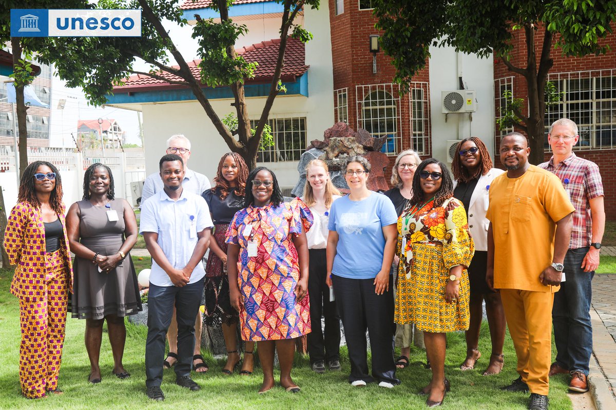 UnescoGhana's tweet photo. UNESCO hosted a strategic meeting with @mestighofficial, @UK_CEH, @EPA_Ghana, and @devbankghana ahead of the "Future of Biodiversity Mapping and Monitoring in Ghana" workshop, taking place on 29–30 April. 🌍 #BiodiversityFinancing #Sustainability https://t.co/SHD3GTFTXl