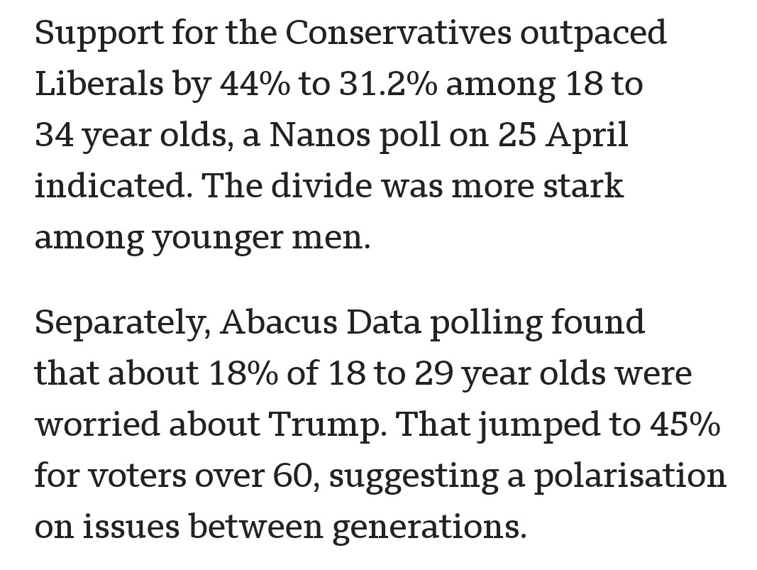 AlbertBeardow's tweet photo. Wow - what a flipping of the typical generational divide! https://t.co/Nc4oCDXDSS