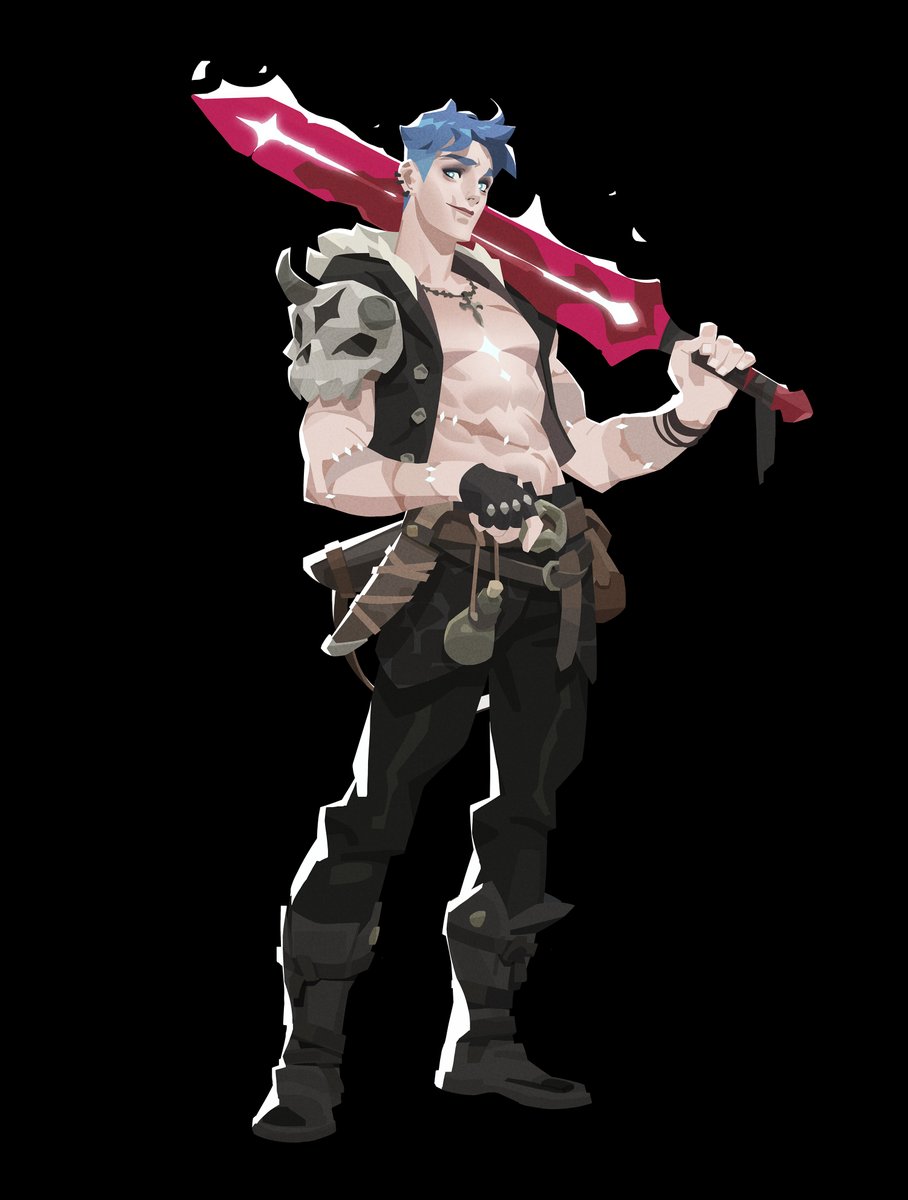 bluedot89's tweet photo. Meet 'Fenrix', the main character of 'Ember & Blade'! I worked on the project as the art director — here’s a quick tutorial as well😃 

제가 아트디렉터로 참여한 '엠버 앤 블레이드'의 주인공 펜릭스입니다! 간단한 튜토리얼도 함께 업로드 합니다:)

#EmberAndBlade #SoulsLike #Roguelite #IndieGame #conceptart #characterdesign