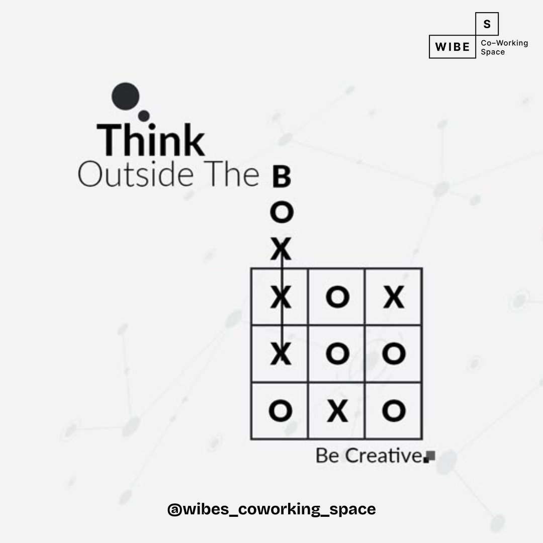 WibesCoworking's tweet image. Think beyond the grid. Innovation starts where the rules end.
#ThinkOutsideTheBox #CreativeWorkspace #WibesCoworking #SuratStartups