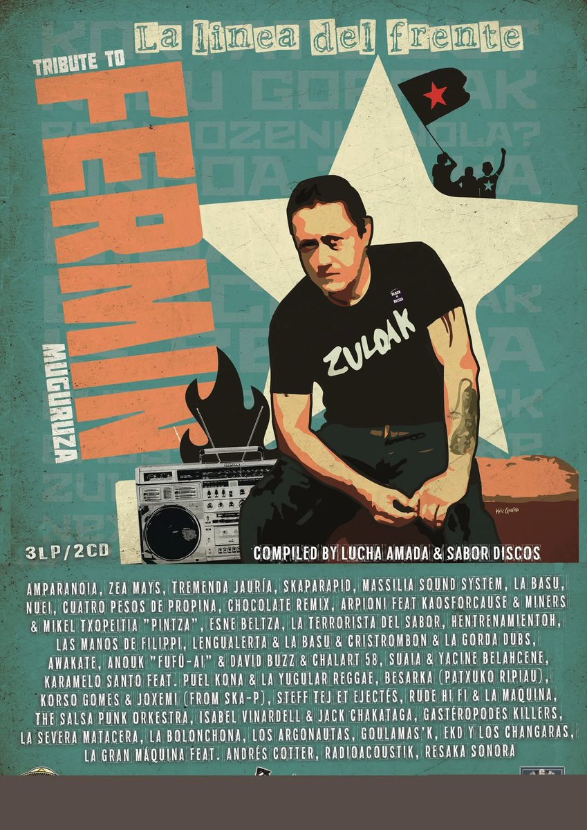 Karamelo Santo (@karamelosantook) on Twitter photo Se viene gran homenaje a <a href="/muguruzafm/">Fermin Muguruza</a>
Nos invitaron a realizar una versión de Urum y la realizamos combinando con grandes bandas de pueblos originarios mapuches y quechuas <a href="/layugular_ok/">La Yugular reggae</a> y <a href="/PuelKona/">Puel Kona</a>
Además con AI pudimos incluir al gran <a href="/PabloMolina_/">Pablo Molina</a>
Muy pronto por <a href="/Bandcamp/">bandcamp</a> Se viene gran homenaje a <a href="/muguruzafm/">Fermin Muguruza</a>
Nos invitaron a realizar una versión de Urum y la realizamos combinando con grandes bandas de pueblos originarios mapuches y quechuas <a href="/layugular_ok/">La Yugular reggae</a> y <a href="/PuelKona/">Puel Kona</a>
Además con AI pudimos incluir al gran <a href="/PabloMolina_/">Pablo Molina</a>
Muy pronto por <a href="/Bandcamp/">bandcamp</a>