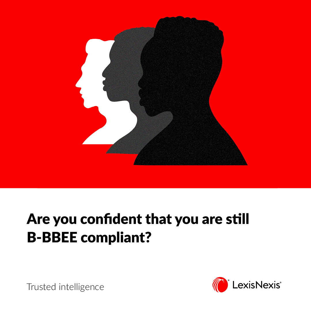 B-BBEE audits are coming—are you ready?
The new Lexis Practical Guidance B-BBEE Practice Area on Lexis+ helps you stay compliant, boost your score &amp; unlock opportunities.
Your toolkit for success is here. bit.ly/4cjMgdh
#LexisNexis #BBBEE #Compliance #LexisNexisSA