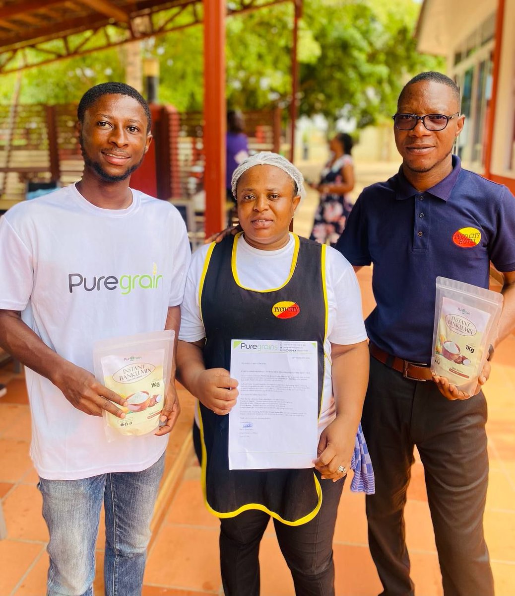 🍽️ Tackling Kitchen Stress, One Scoop at a Time! 

We re-visited a number of restaurants that tested our product to forge distribution partnership for our game-changing Instant Banku Mix! 🙌🏾
#MadeInGhana
#TraditionMeetsConvenience
#GhanaianCuisine
#InstantBankuMix