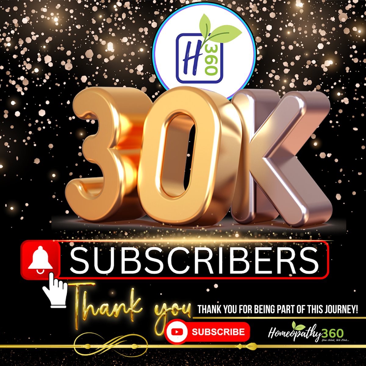 Thank You for 30K! You Made This Possible 🙏
Stay Connected &amp; Keep Growing with Us: youtube.com/@Homeopathy360