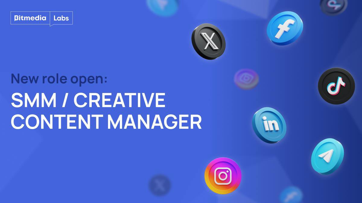 BitmediaLabs's tweet photo. We’re searching for someone who can create like a pro in both Ukrainian and English 🖋️ a #storyteller, a trend-hacker, a #creative spark ✨

If your content makes people feel, reach out to @Andriana_Odri_ or @julia_recruiter 📩

#WeAreHiring https://t.co/lYwkfrHaRC