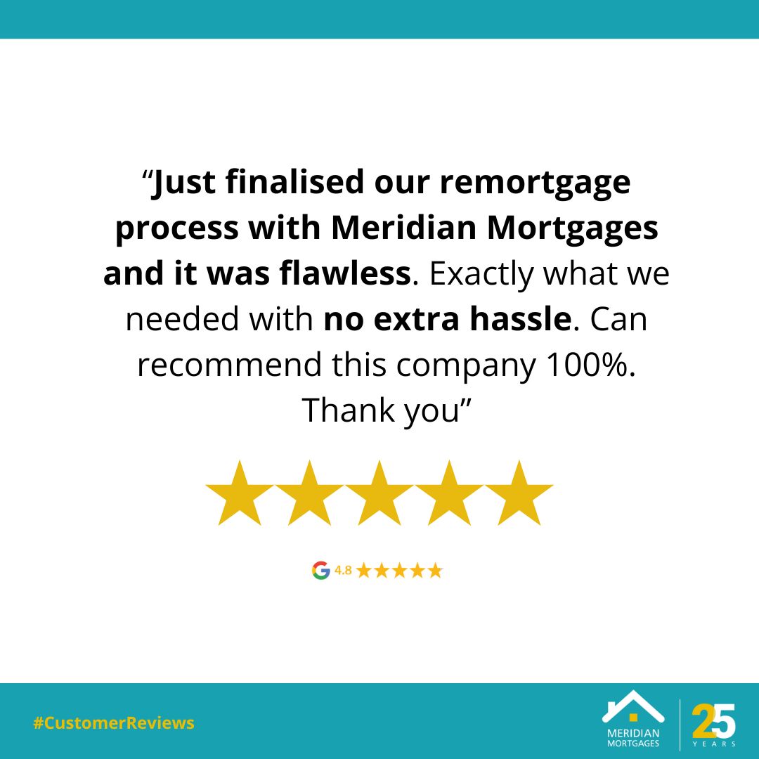 Your mortgage needs don’t stop after you move in — and neither does our support. 

At Meridian Mortgages, we’re committed to building lasting relationships, always putting your needs first — from first-time buyer to remortgage and beyond!