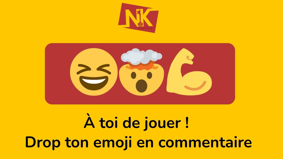 NewaKey_Digital's tweet photo. 🔥 Si tu devais décrire ta #journée en #émoji, ce serait lequel ? 
Moi, ça ressemble à ça aujourd’hui 👇 https://t.co/dZMHr6y5G8