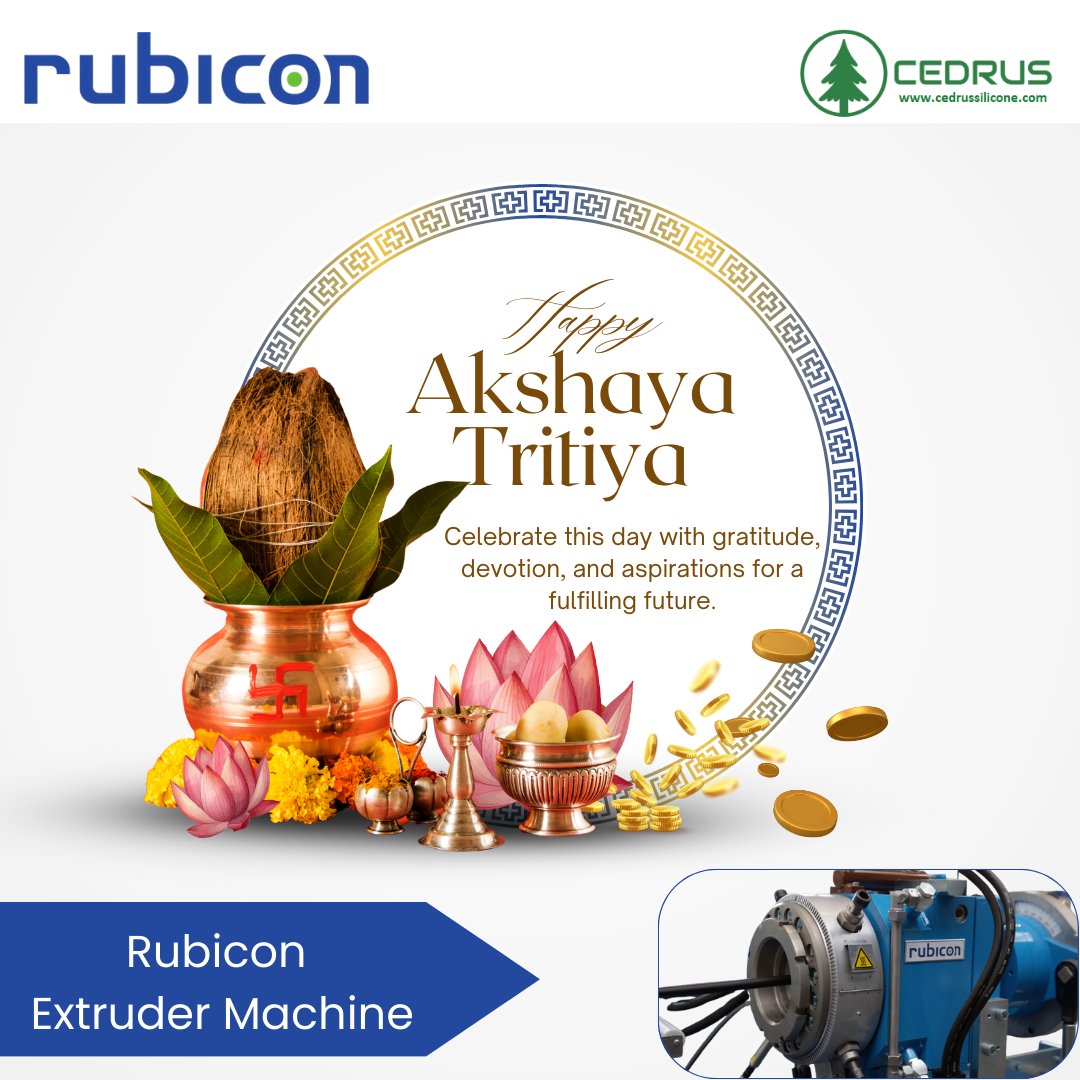 Rubicon_machine's tweet image. Celebrate this day with gratitude, devotion, and aspirations for a fulfilling future.
.
#akshayatritiya #gold #happyakshayatritiya #prosperity #akshaya #tritiya #akshaytritiya #akshayatritiyaoffers #wealth #indianfestival #india #rubicon #extrudermachine