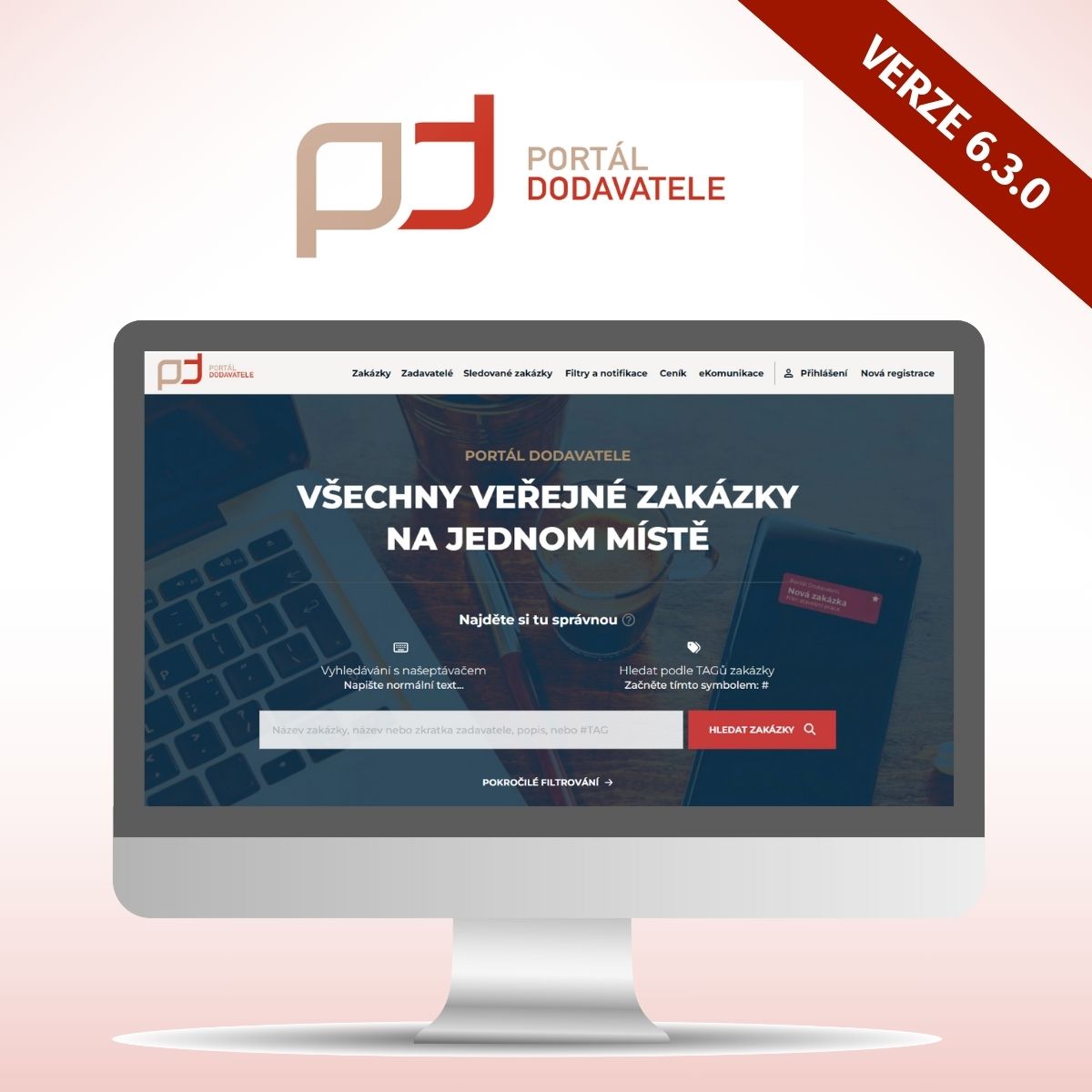 QCMcz's tweet photo. 🆕 Právě jsme na Portálu dodavatele spustili verzi 6.3.0. 
Pomáháme tak dodavatelům snadněji pracovat s veřejnými zakázkami. ❗ Snadnější filtrace, řazení a proces prohlížení veřejných zakázek. Více se dočtete na webu ➡️ https://t.co/LSKFYSEELv https://t.co/Fd3B4d7Xp7