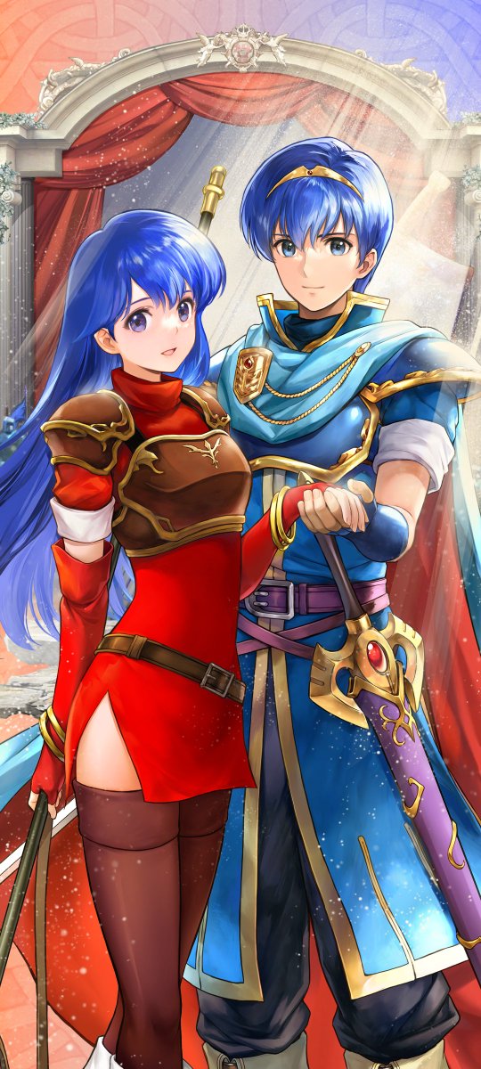 FE_Heroes_EN's tweet photo. We're giving out original wallpapers and original calendar wallpapers for May 2025! This time they feature Marth: Love and Courage! #FEHeroes #FEHeroesWallpaper #FireEmblem https://t.co/yOrDMI6LpS