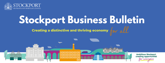 This month’s Stockport Business Bulletin is out now featuring news, events and funding opportunities for Stockport businesses.

If you want to receive future copies straight to your inbox subscribe here - orlo.uk/pCeLE