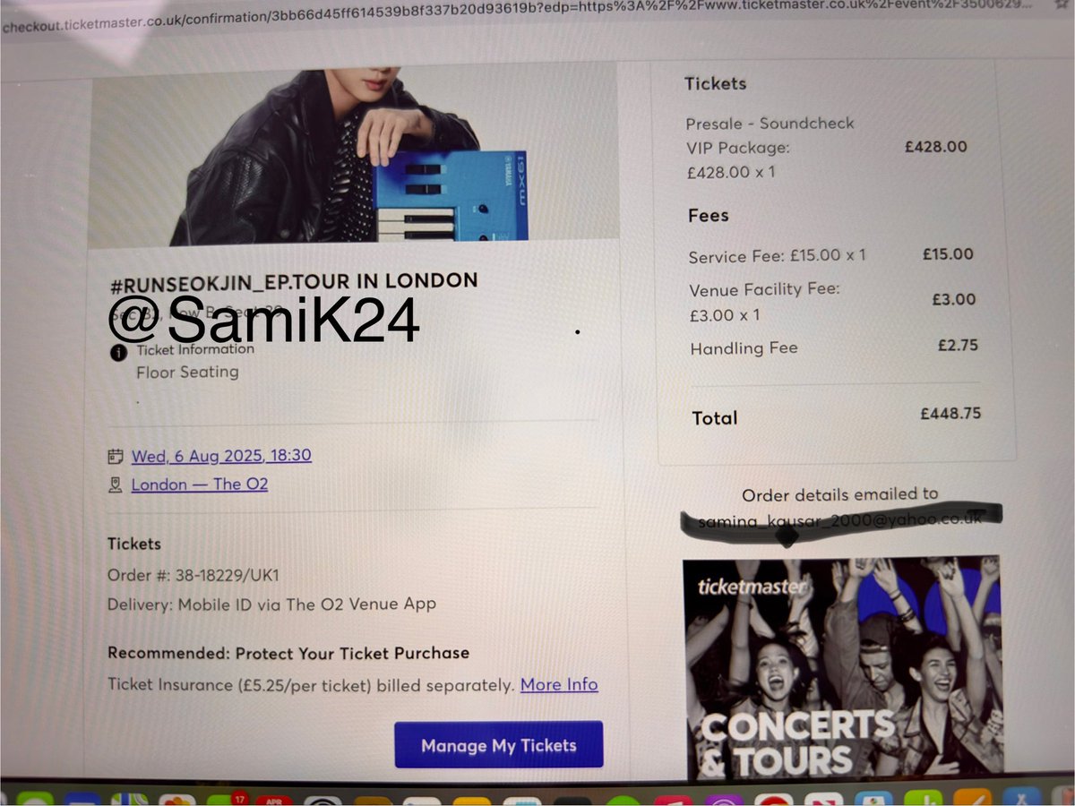 I’m seeing Jin!!!! 🎉