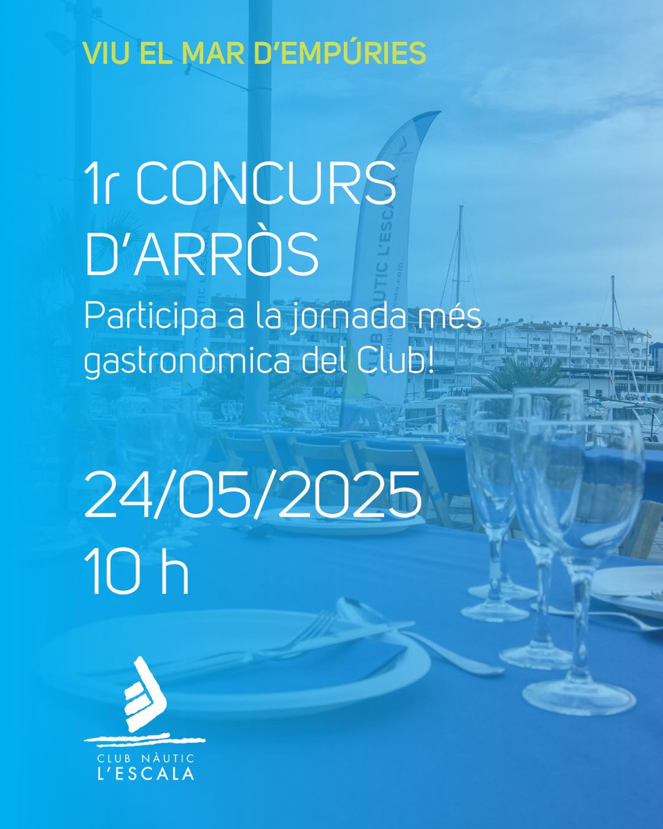 Vine a gaudir de la primera edició de la jornada més gastronòmica del Club Nàutic L'Escala: el Concurs d'Arròs! Objectiu: descobrir el millor arròs cuinat durant la trobada. <a href="/portscatalunya/">Ports de Catalunya</a> #nauticescala #lescala #portsdecatalunya #vitaminablava ow.ly/MM3150VJAqh