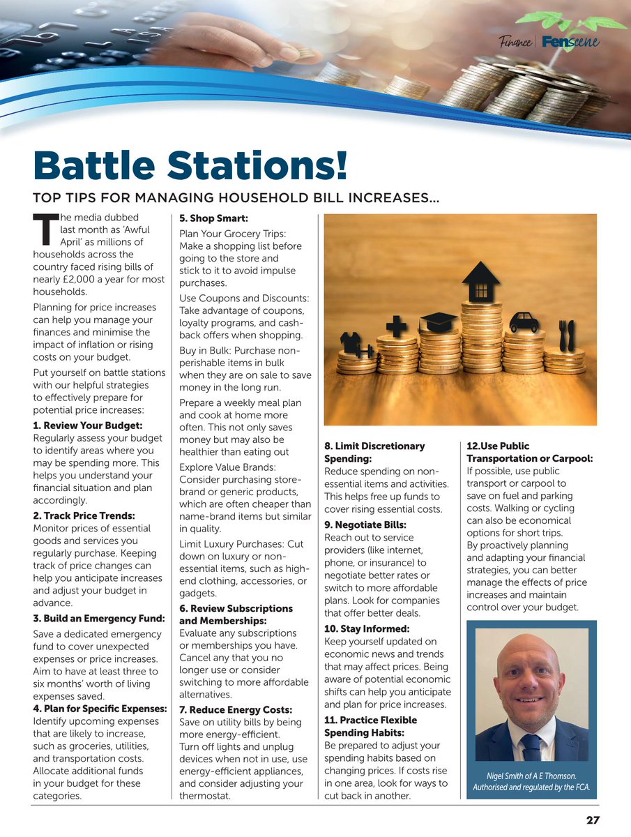 Helpful strategies to effectively prepare for potential household bill increases... 🏠🚗🎓🍴

#finance #financialplanning #household #budgeting #awfulapril