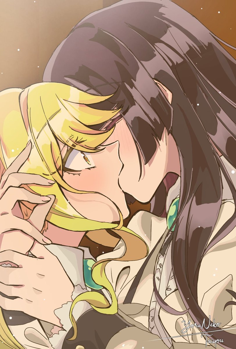 LiamPadolina's tweet photo. LiliOto 💛🖤

 #ロックは淑女の嗜みでして #ロックレディ #rocklady #百合 https://t.co/c8NiSPBDGh