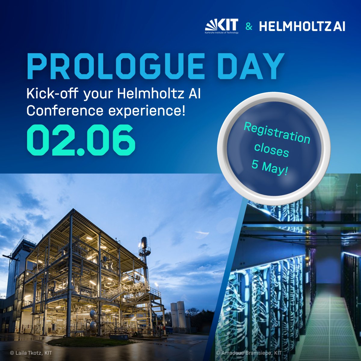 helmholtz_ai's tweet image. 🚀 Last chance to join Prologue Day at #HAICON25!
Workshops, tours and the AI Unconference await.
👉 Register by May 5: haicon.cc/prologue-uncon…
👉 Submit your proposal by April 30: github.com/Helmholtz-AI-E…
We are excited to start #HAICON25 together with you!