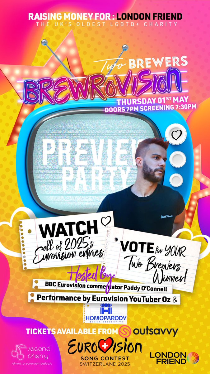 London Eurovision Party | #LEP2025 (@ldneurovision) on Twitter photo Our friends at <a href="/2BrewersClapham/">Two Brewers Clapham</a> and <a href="/lgbtfriend/">London Friend</a> are hosting a fun preview event this Thursday… #Eurovision Our friends at <a href="/2BrewersClapham/">Two Brewers Clapham</a> and <a href="/lgbtfriend/">London Friend</a> are hosting a fun preview event this Thursday… #Eurovision