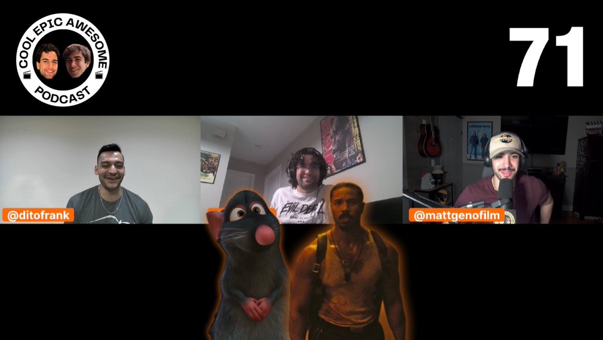 “Episode 71 - Sinners, Ratatouille, ft. Frank Ditommaso” is now live 🐀🧛🏼‍♂️

check it out here -&gt; youtu.be/uIbT2dDWiCU?si…