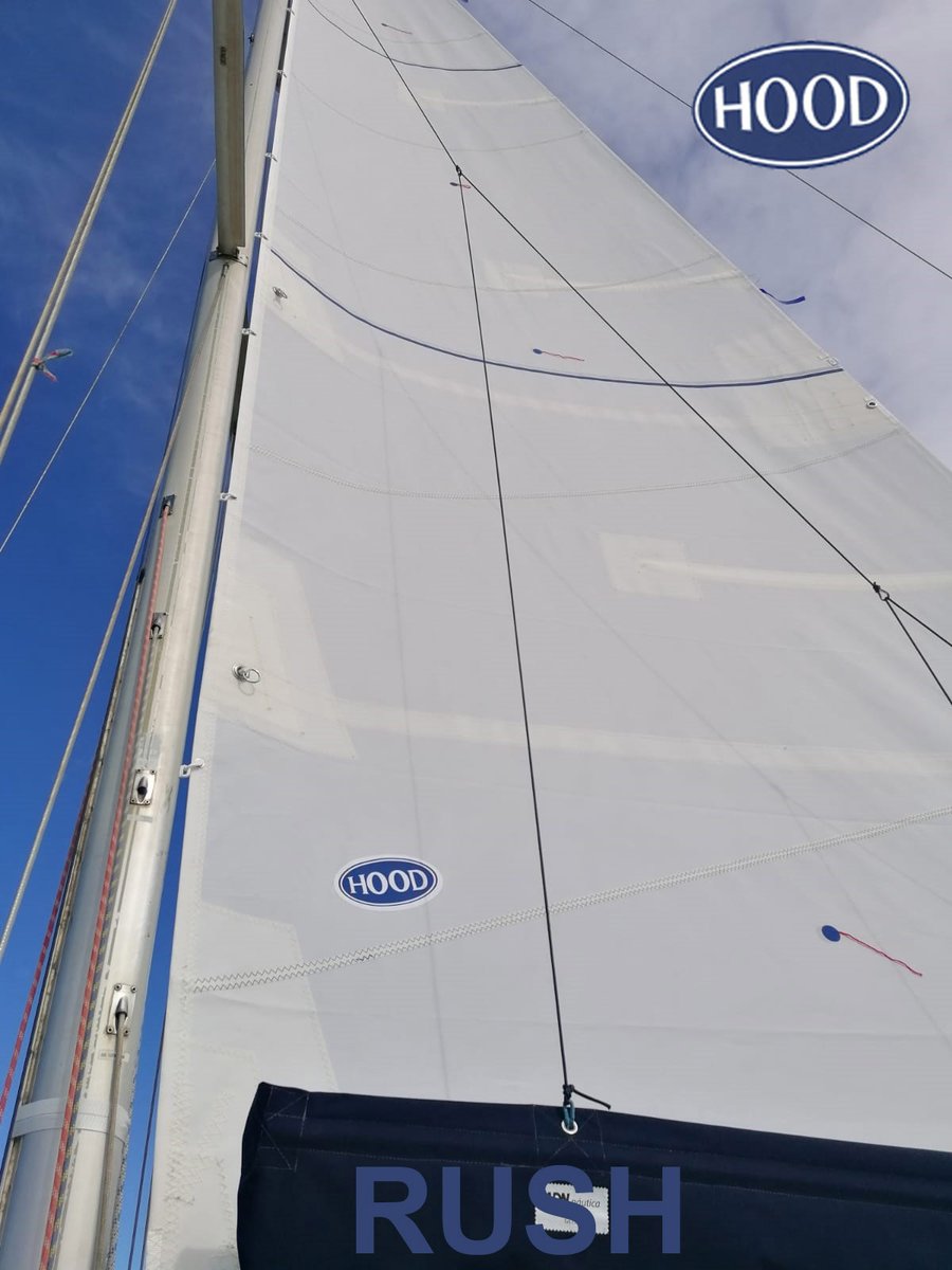 hoodvelas's tweet image. RUSH - Mayor un sable forzado y dos rizos fabricado por Velas Hood de 19 m2 en tejido de Dacron Hood Corte Horizontal de 7.88 onzas.

#dacron #challenge #velashood #rush #hoodvelas #cantabrico