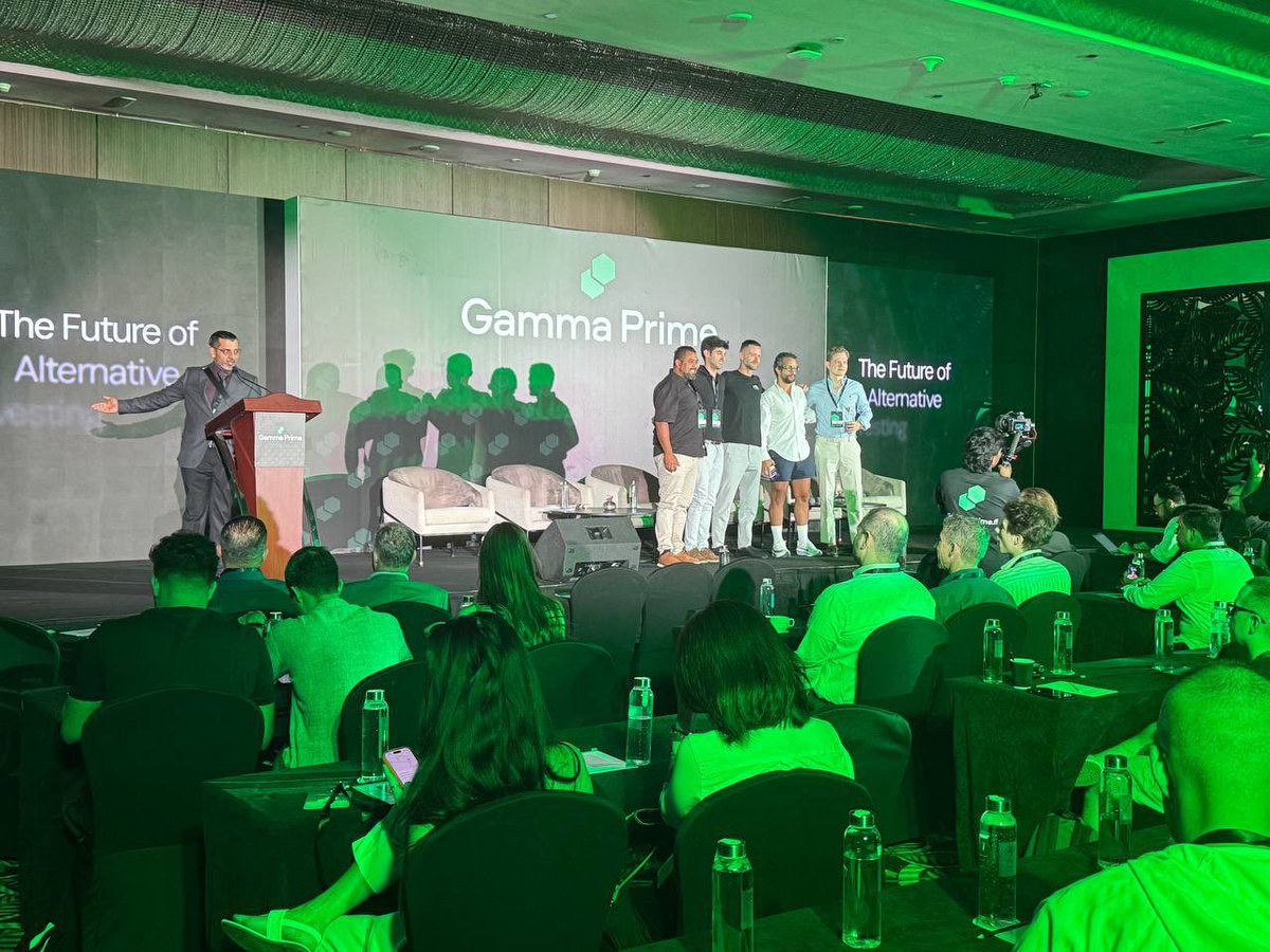 M55capital's tweet photo. Thanks to @GammaPrime_Fi for organizing such a high-caliber event.

Our GP @KMAZnoclip discussed RWA tokenization, VC strategies, and bridging crypto with institutional finance.

#VC #Crypto #RWA #M55Capital #Blockchain #BTC #Tokenization #GammaPrime https://t.co/Txv1qepC9J