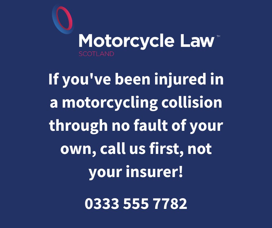 law_scotland's tweet image. Sometimes, messages just need to be simple and direct.
Never trust your insurer!

#BecauseWeRideToo #MotorcyclingLawyers #PassionandKnowledge