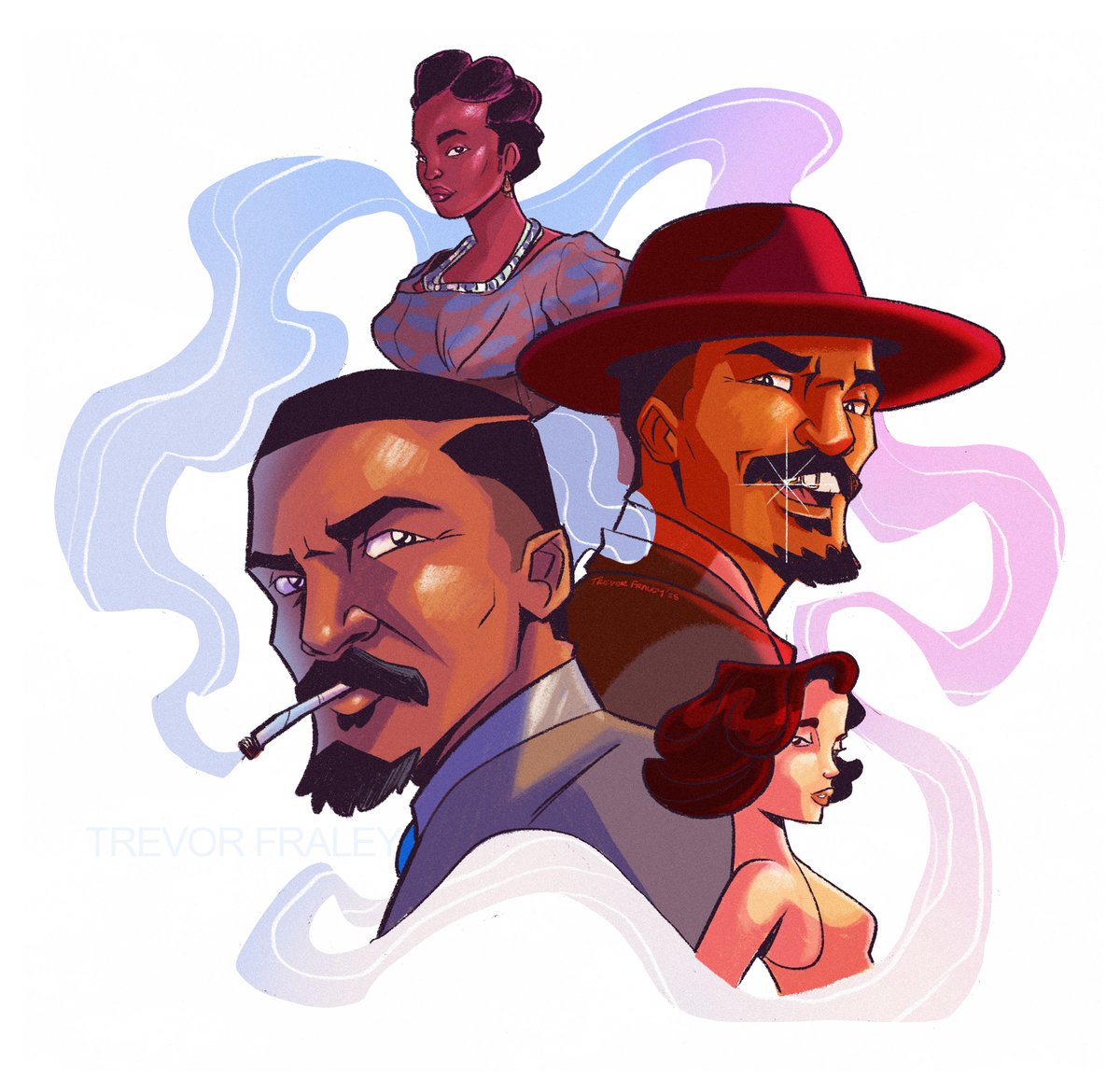 Drew a few #Sinners 🩸