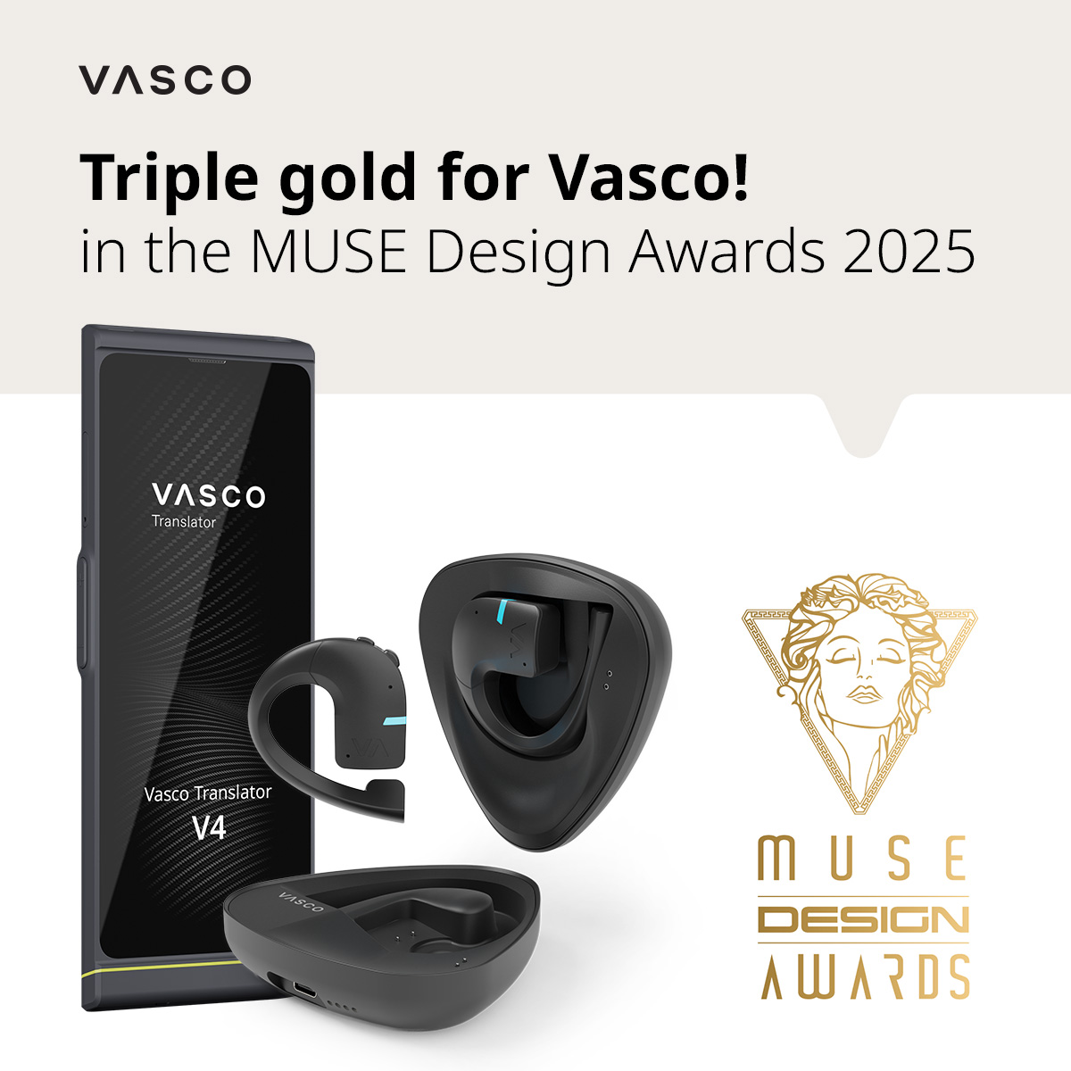 We’ve won 3 Gold Awards at the MUSE Design Awards 2025! 🏆
 This global competition celebrates excellence in innovative design, recognizing both established and emerging talents across a range of fields — including technology. That’s why we’re especially proud to share that:
✨