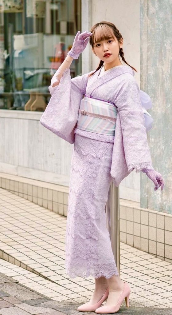 【未使用】MIKI SAKURA ピンクと青の花柄 楽帯 未使用】MIKI SAKURA ピンクと青の花柄 楽帯