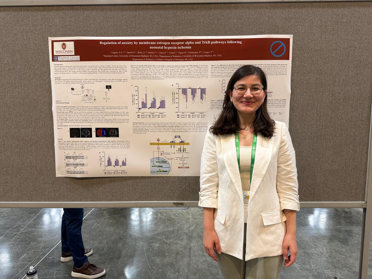 Mohamed Abdallah, MD (@mabdallahmd) on Twitter photo So proud of the future superstar pediatric neurologist @nursenacagatay for presenting her work from <a href="/UWMadison/">UW–Madison</a> about hypoxic ischemia in neonates at #PAS2025 ! So proud of the future superstar pediatric neurologist @nursenacagatay for presenting her work from <a href="/UWMadison/">UW–Madison</a> about hypoxic ischemia in neonates at #PAS2025 !