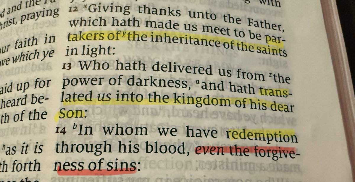 It’s a GREAT thing to be saved! (Are you?)
Colossians 1