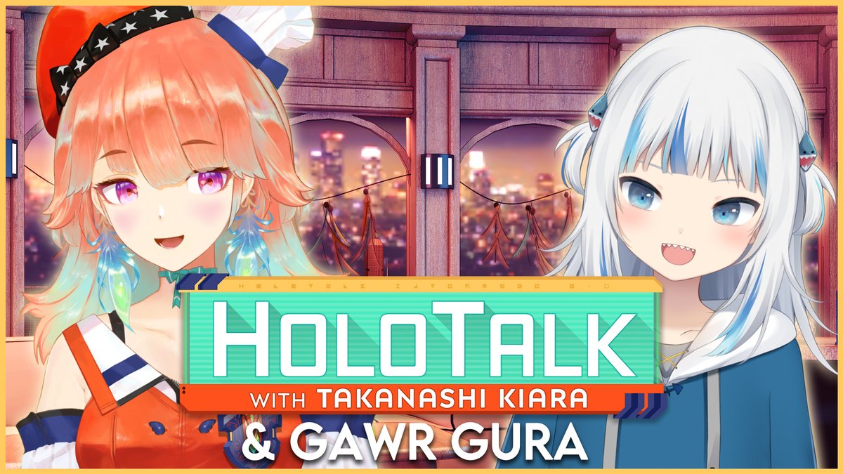 Takanashi Kiara🐔『MIRAGE』NEW SONG OUT NOW! (@takanashikiara) on Twitter photo next stream→【HOLOTALK】
This time I am interviewing none other than my very own goobidiba, <a href="/gawrgura/">Gawr Gura 🔱_Alum</a> ! Dissecting the shark brain!
今回はとても特別な人を取材します。ぐらちゃん!勿論今回も日本語に翻訳しますので生で見れなくてもアーカイブで見てね!
youtube.com/live/ash9FVn3t… next stream→【HOLOTALK】
This time I am interviewing none other than my very own goobidiba, <a href="/gawrgura/">Gawr Gura 🔱_Alum</a> ! Dissecting the shark brain!
今回はとても特別な人を取材します。ぐらちゃん!勿論今回も日本語に翻訳しますので生で見れなくてもアーカイブで見てね!
youtube.com/live/ash9FVn3t…