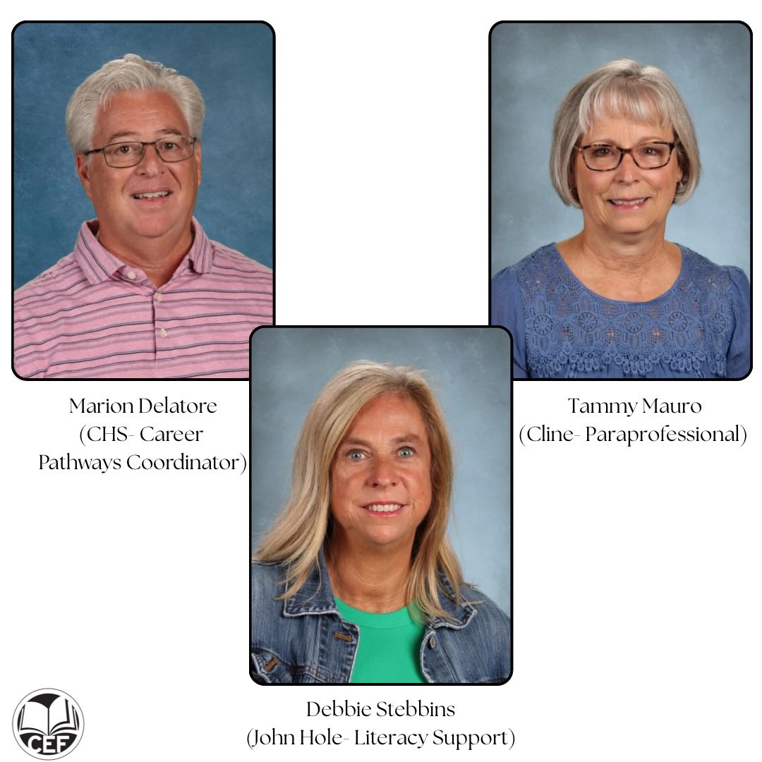 CentervilleEdu's tweet photo. Congratulations to our 2025 Excellence in Education Recipients!
We award one member from each for their Excellence in Education. 
Below include our award recipients! https://t.co/iT0ENOoPHC