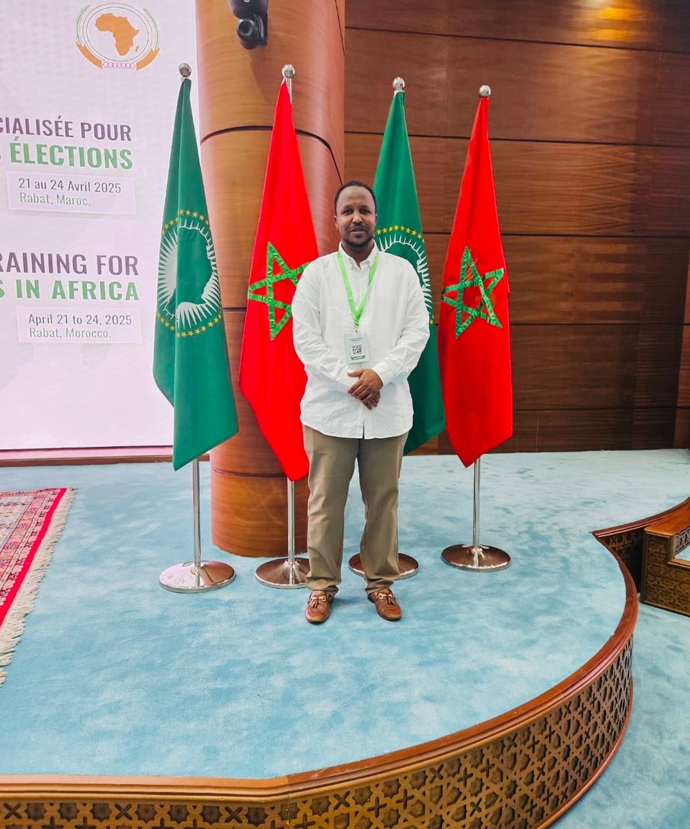 It was an honor to be among the experts and specialists selected from across Africa to participate in the Africa union election Training. This program was jointly organized by the African Union's Department of Political Affairs, Peace, and Security, and the Kingdom of Morocco.